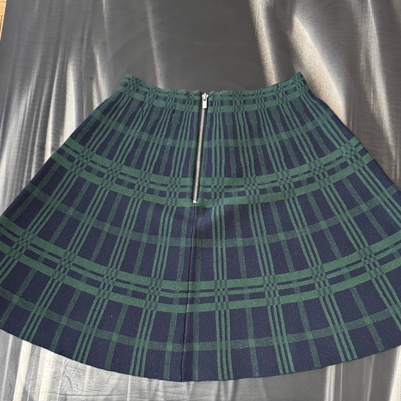 twik Navy and Green Plaid Skater Skirt - Picture 4 of 4